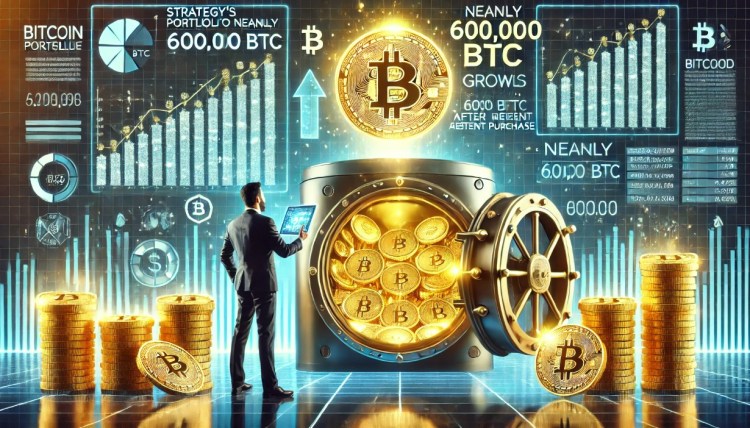 Strategy’s Bitcoin Portfolio Grows To Nearly 600,000 BTC After Recent Purchase