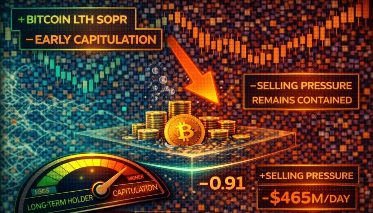 Bitcoin LTH SOPR Signals Early Capitulation, But Selling Pressure Remains Contained